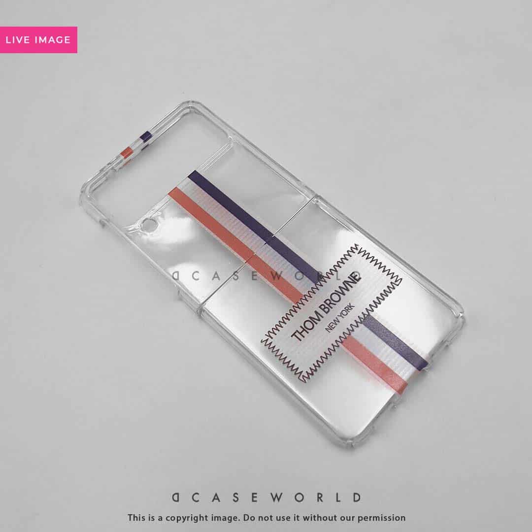 Thom Browne Clear Case For Z Flip 4