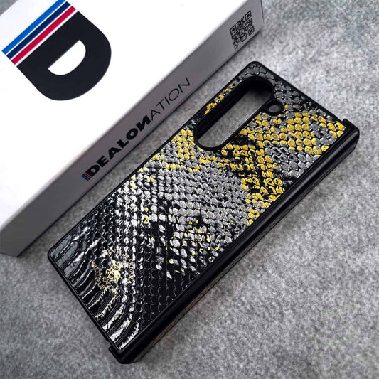 Santa Barbara Croco Patent Leather Case for Samsung Galaxy Z Fold 6
