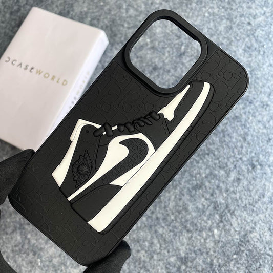 Jordn x D I O R 3D Silicone Case for iPhone