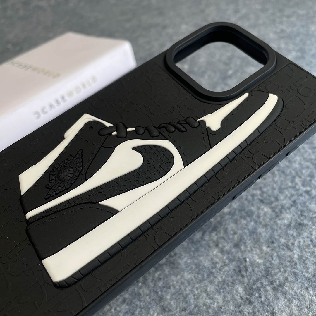 Jordn x D I O R 3D Silicone Case for iPhone