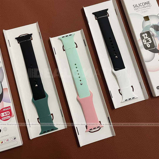 COTEetCI Dual Color Silicone WatchBands