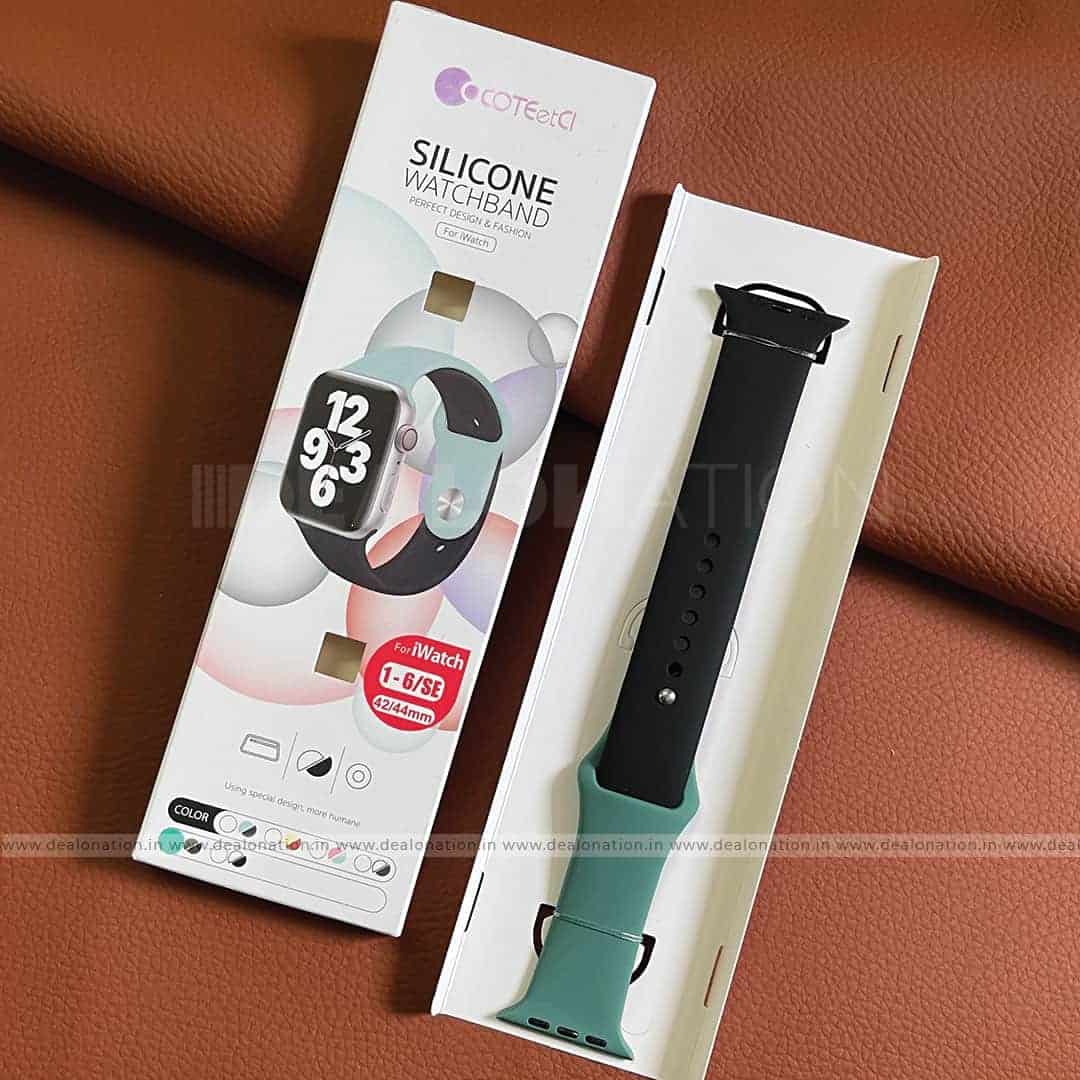 COTEetCI Dual Color Silicone WatchBands