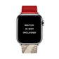 Double Tone Designer Leather Apple Watch Band