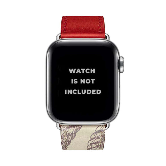 Double Tone Designer Leather Apple Watch Band