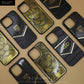 Exclusive Luxury  Electroplating Case with Glossy Carbon Fibre
