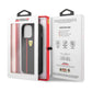 FR Premium Leather & Carbon Fibre Case With Centre Stripe