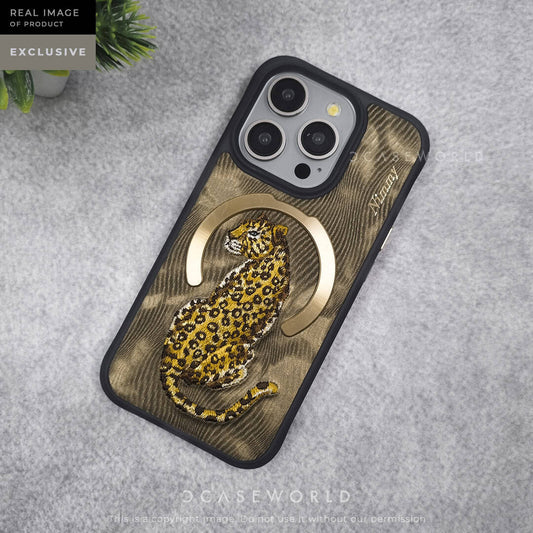 Fantasy Leopard MagSafe Case by Nimmy