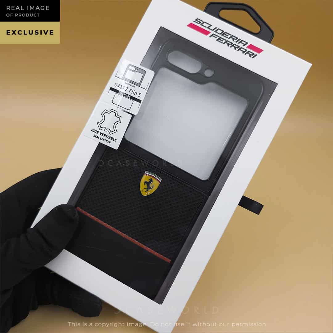 FR Dotted Leather Case – Flip 5