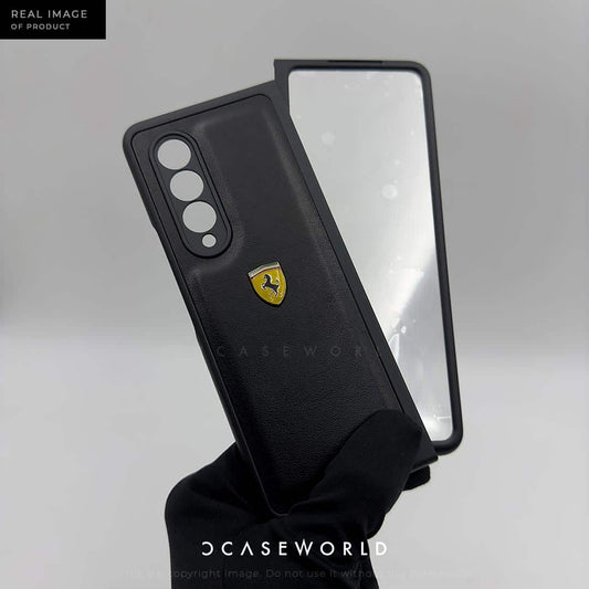 FR Soft Leather Case with Front Glass