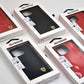 FR Premium Leather & Carbon Fibre Case Side Stripes