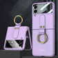 Velvet Touch Case with Ring Z Flip 3