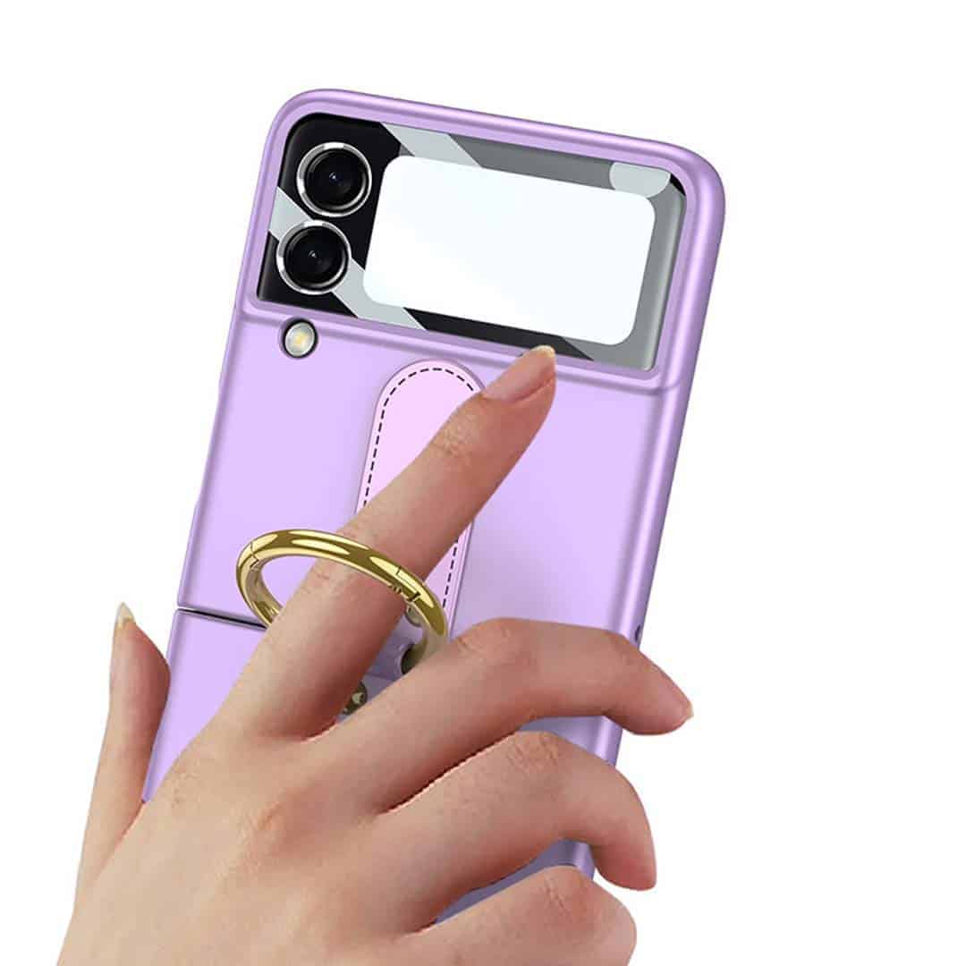 Velvet Touch Case with Ring Z Flip 3