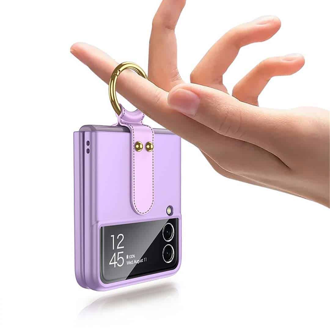 Velvet Touch Case with Ring Z Flip 3