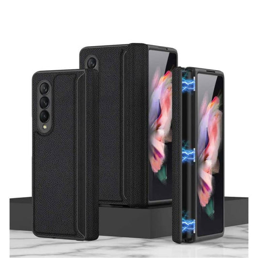 Magnetic Flip Premium Leather Case for Fold 3