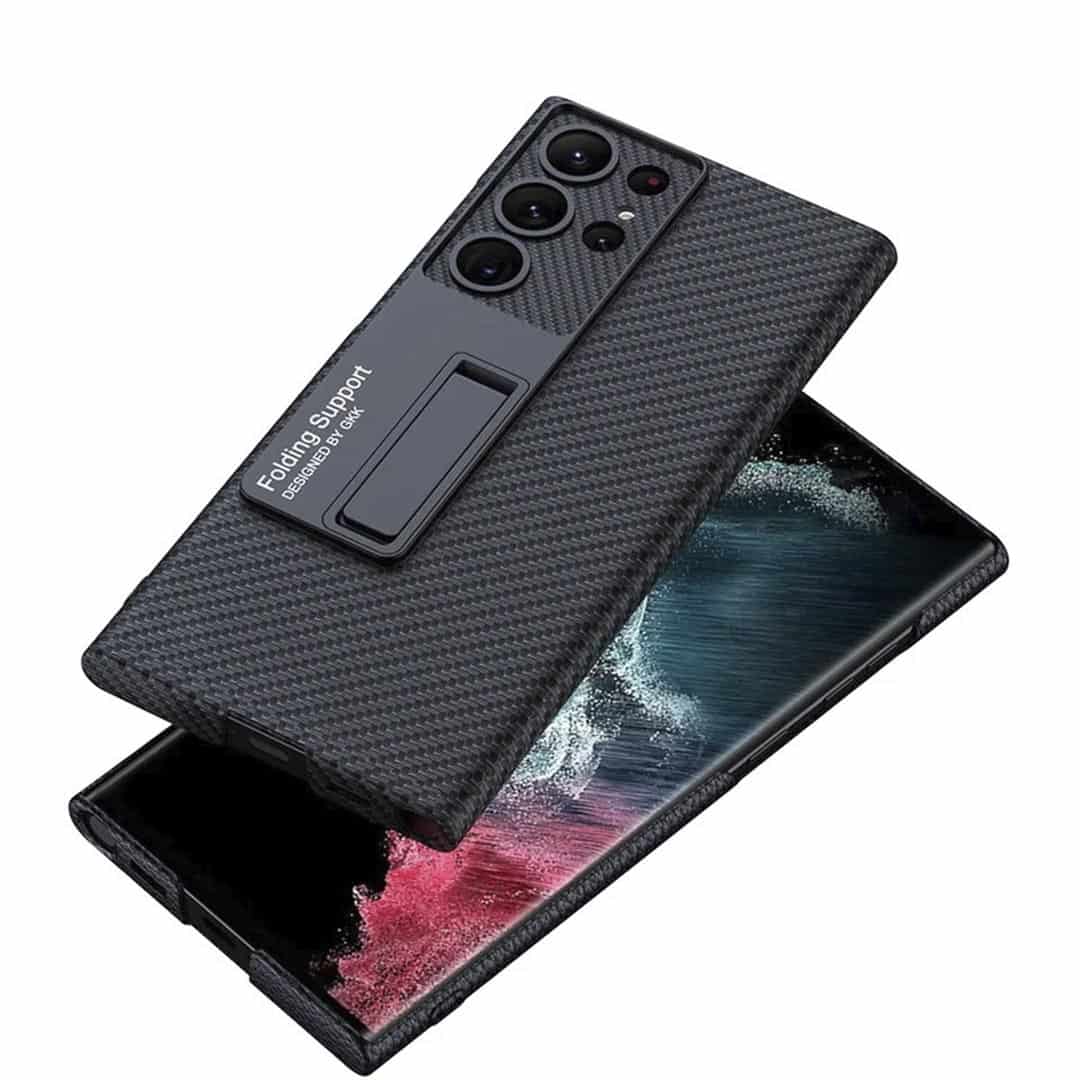 Folding Stand Leather Finish Case