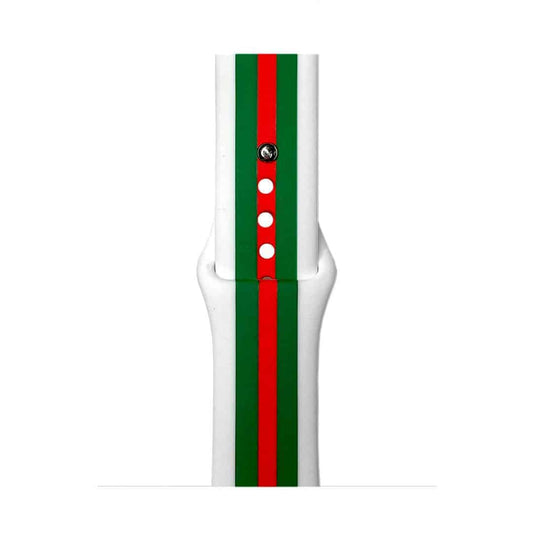 Stripes Silicone Designer Apple Watch Band 42-44 MM