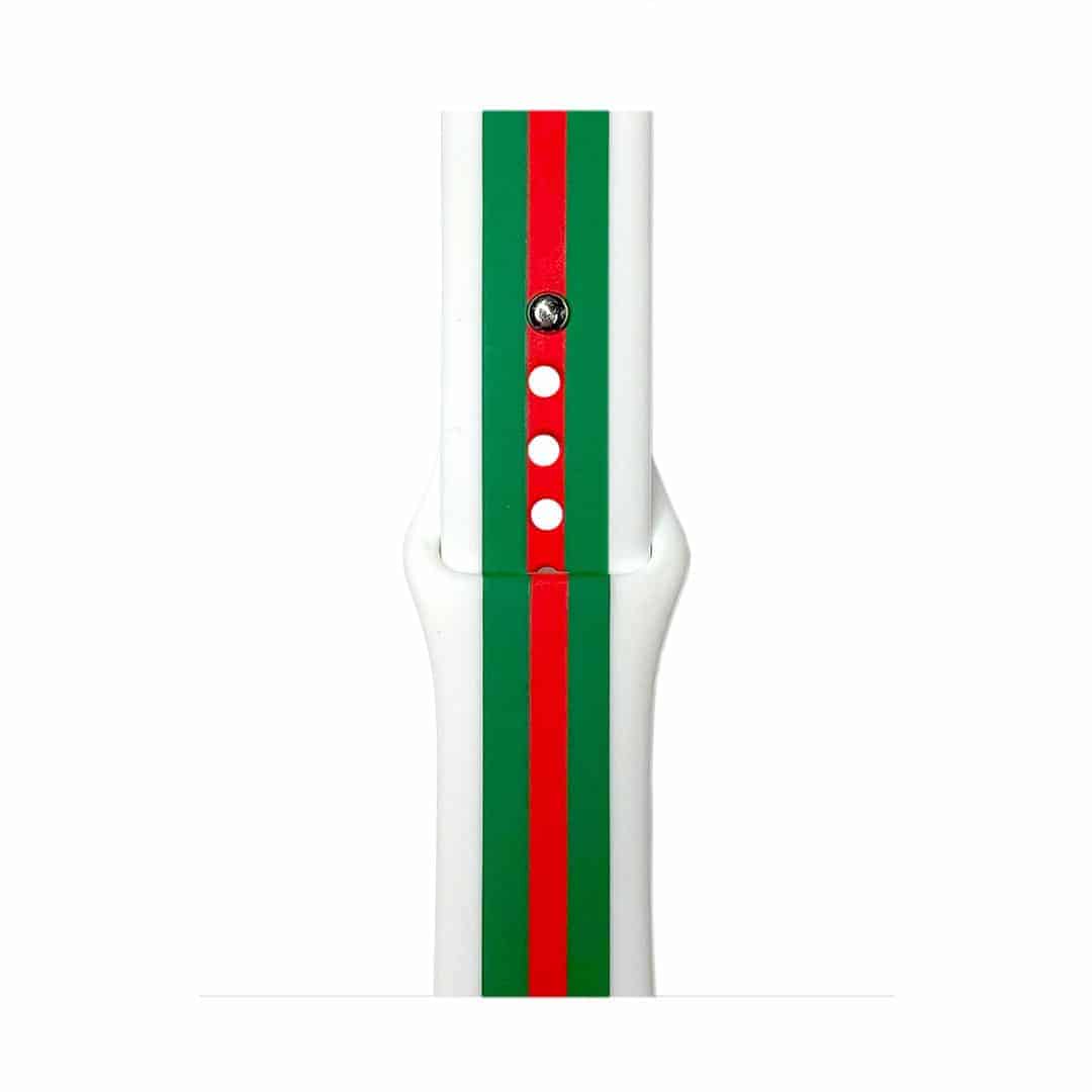 Stripes Silicone Designer Apple Watch Band 42-44 MM