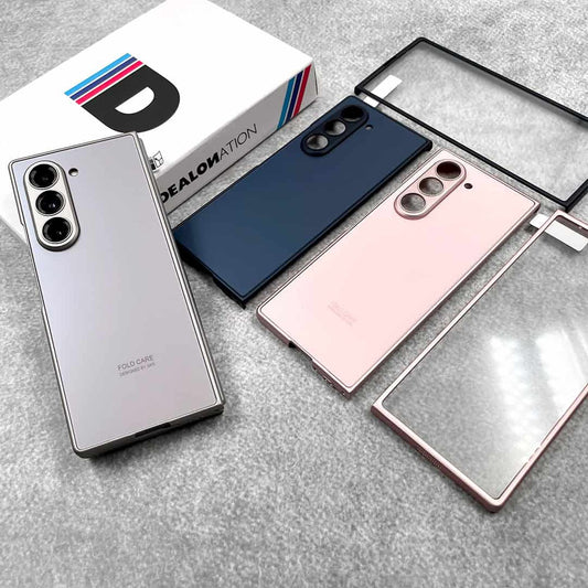 GlideCover MatteFlex with Front Glass Z Fold 6 Case