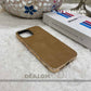 Premium Leather Case with Shiny TPU Bumper