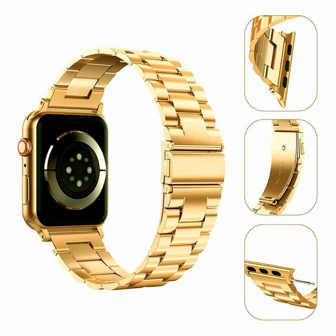 Stainless Steel Bracelet Apple Watch Band (42-44-45-49MM)