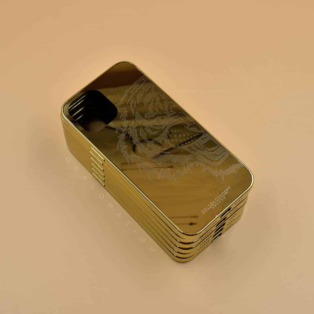 Golden Reflective Back Case