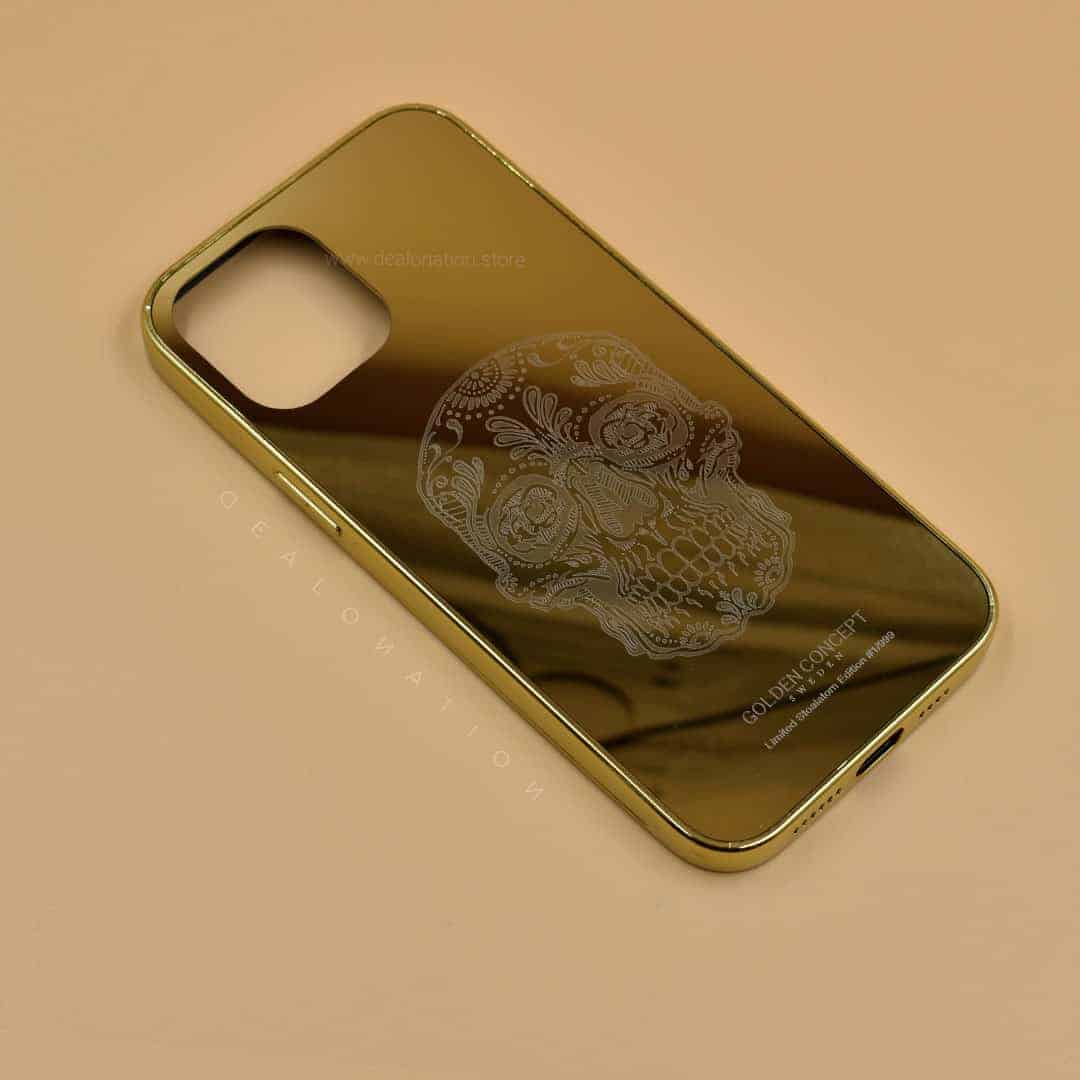 Golden Reflective Back Case