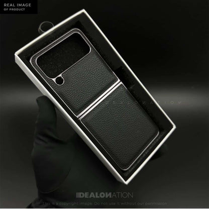 PREMIUM GRAINY LEATHER CASE FOR FILP 4