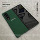 Leather Series Samsung Z Fold 3 - Green