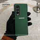 Leather Series Samsung Z Fold 3 - Green