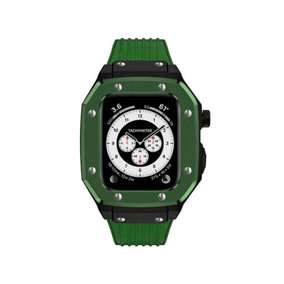 Luxury Stainless Steel Case with Silicon Strap (44-45MM)