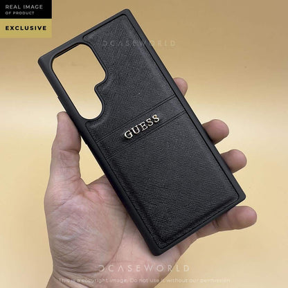 G U E S S Premium Leather Back Case S Series