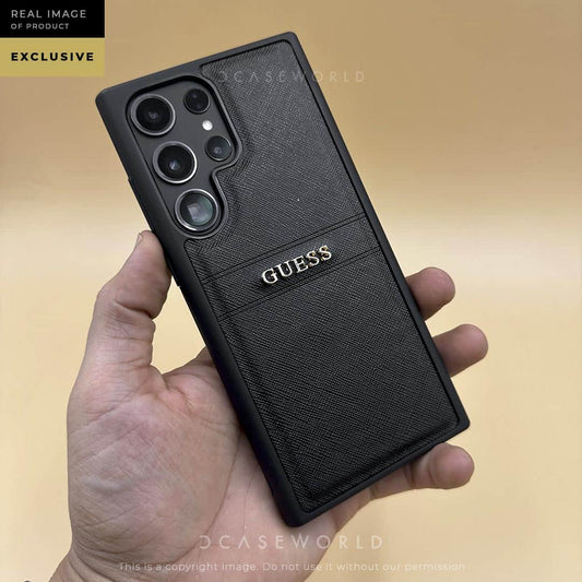 G U E S S Premium Leather Back Case S Series
