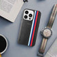 HBD Tri Stripes Premium Leather Case