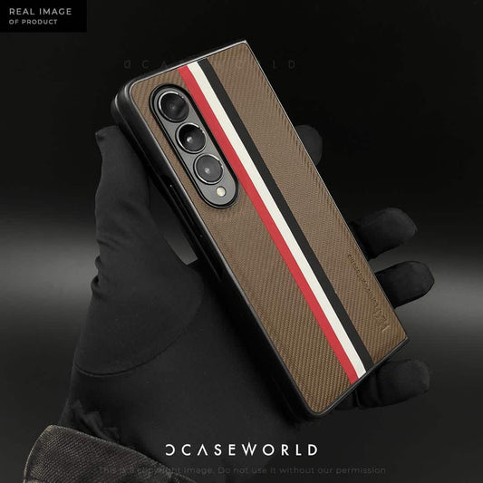 HBD Premium Fabric Leather Case for Fold 4