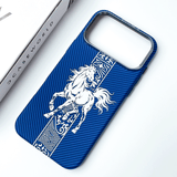 White Horse Carbon Magsafe Case