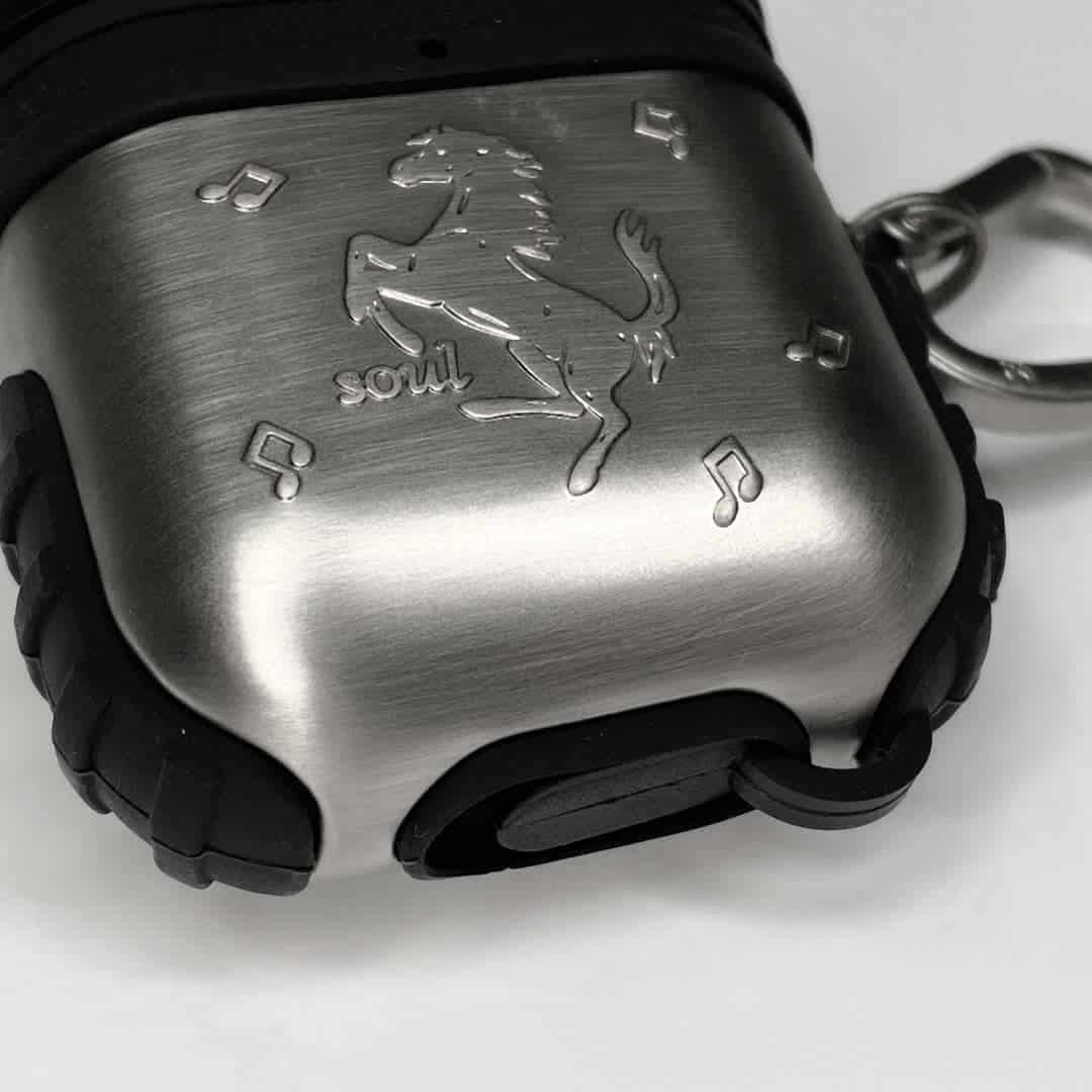 Horse Metal + SilicaGel AirPods Case