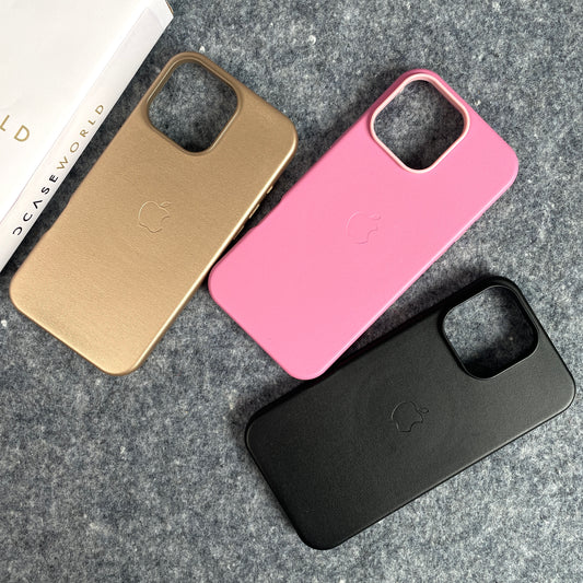 OG Leather Logo Case with MagSafe