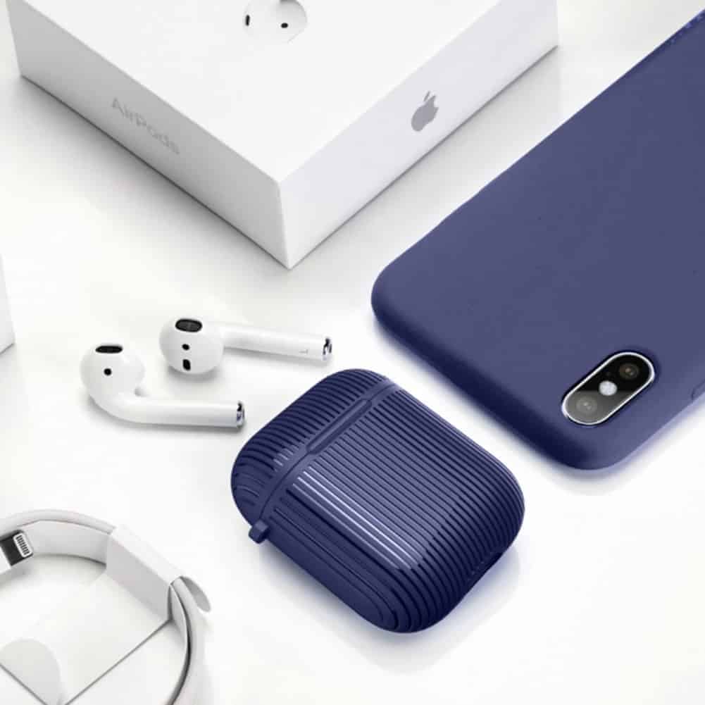 Classy Blue AirPods Case with Wireless compatibility