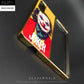 Joker Glass Back with Golden Chrome Case