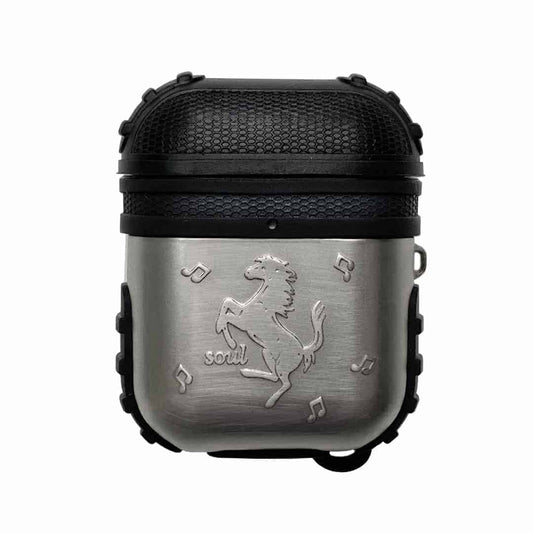 Horse Metal + SilicaGel AirPods Case
