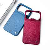Kajsa Genuine Leather Togo Litchi Pattern back (with magsafe & o-ring)