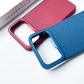Kajsa Genuine Leather Togo Litchi Pattern back (with magsafe & o-ring)