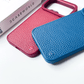 Kajsa Genuine Leather Togo Litchi Pattern back (with magsafe & o-ring)