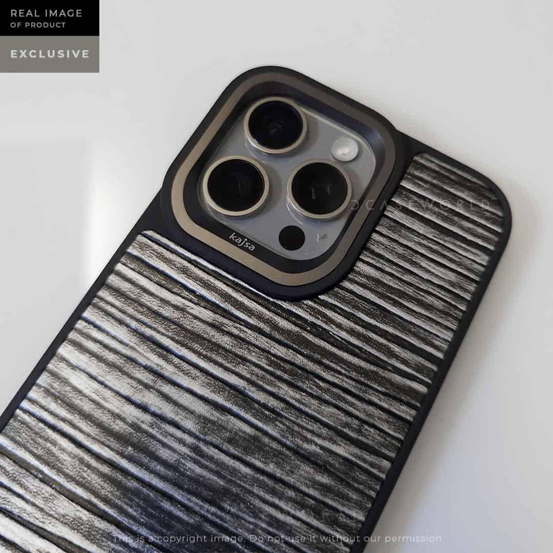 Kajsa Premium Leather Back in Black and Silver