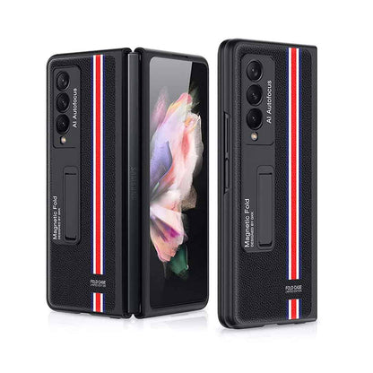 Leather Kickstand Case for Z Fold 3