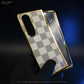Checks with Chrome Sides and Glass Front Panel