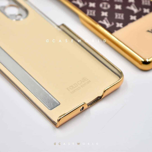 LUXE Premium Glass Back Case with Microfibre Cloth Inside – Z Fold 4