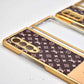 LUXE Premium Glass Back Case with Microfibre Cloth Inside – Z Fold 4