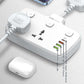 LDNIO SC2413 Universal Power Strip Surge Protector with 4 USB Ports