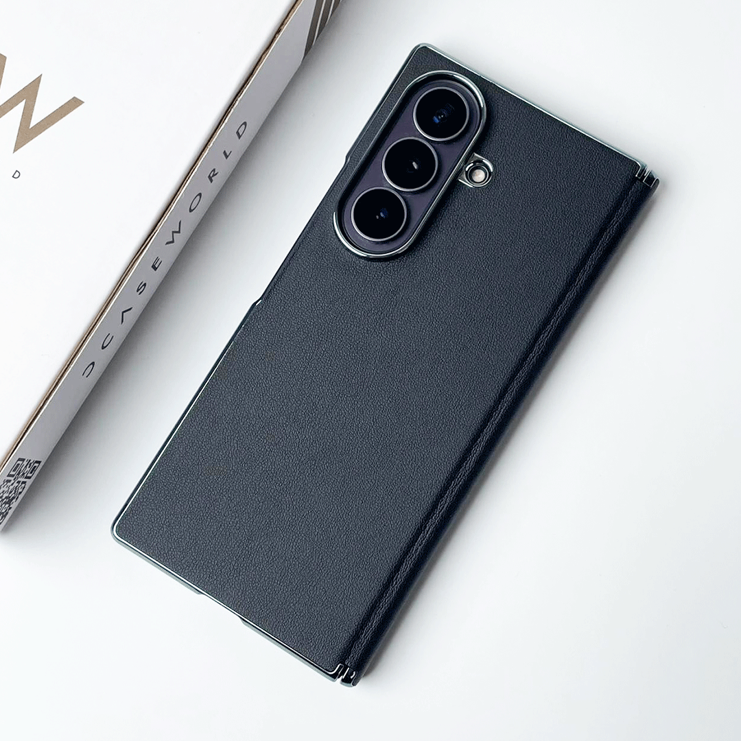 Executive Luxe – Black Leather Finish Case